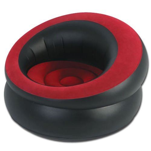Single red blow inflatable - single,