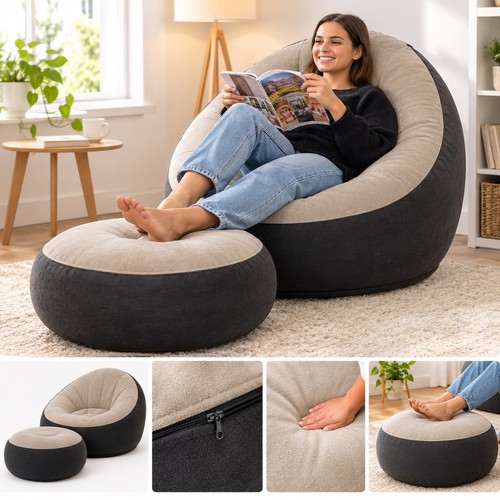 Inflatable chair with - inflatable,