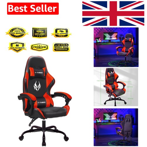 Ergonomic red gaming and - ergonomic,