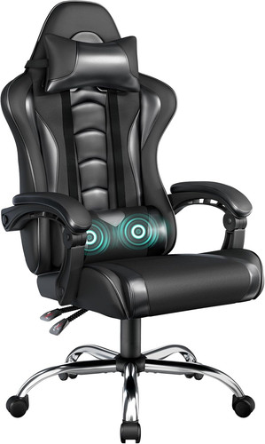 Leather gaming chair - leather,