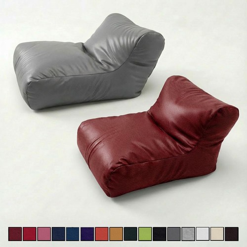 Faux leather bean bag - faux,