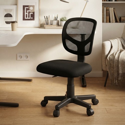 Adjustable height armless - height, mesh