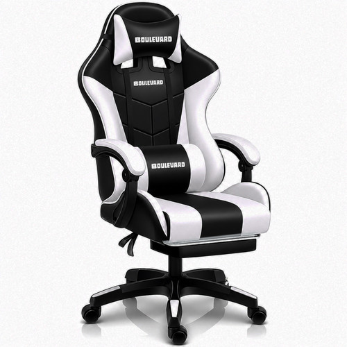 Gaming office chair - chair, leather