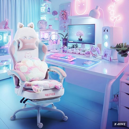Gaming chair cute with - chair,